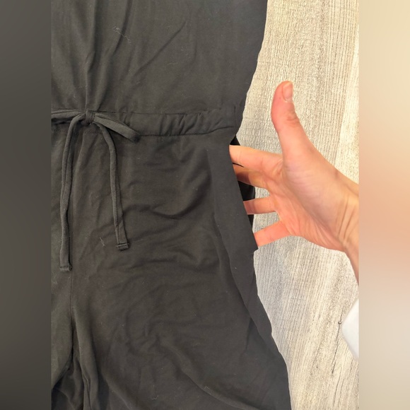 Eileen Fisher Black Sleeveless Romper Shorts Jumpsuit XS - Picture 6 of 7
